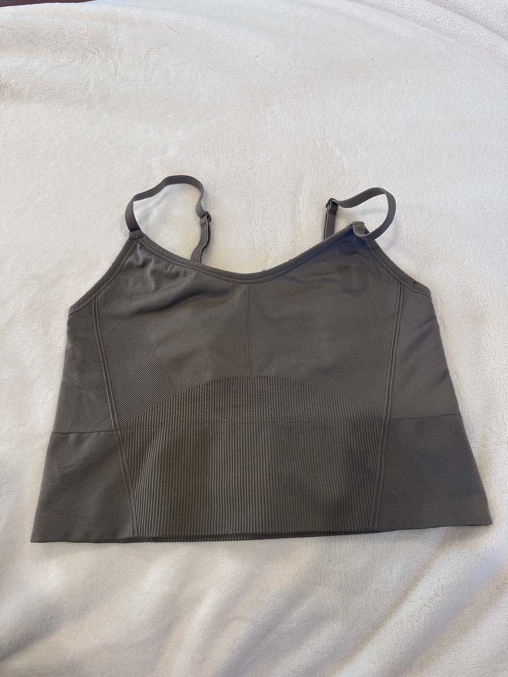 all in motion Charcoal Gray Seamless Sports Bra